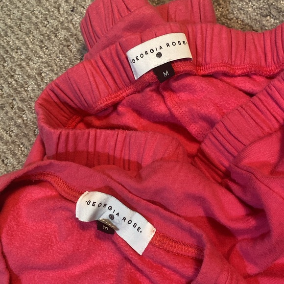 VGUC Georgia Rose Label x Barre Teja sweatsuit set pink size medium - Picture 3 of 3